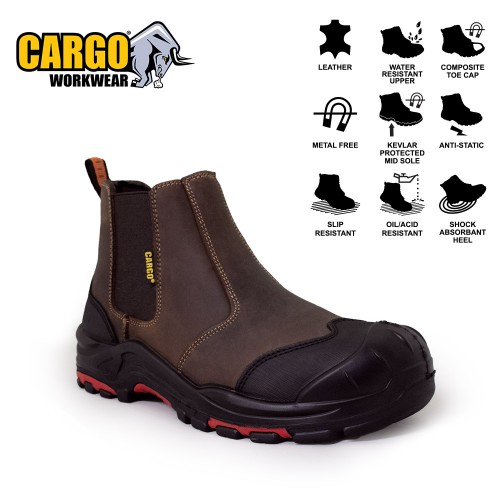 Cargo Elite Dealer Slip On Safety Boot S3 SRC Cargo WorkWear